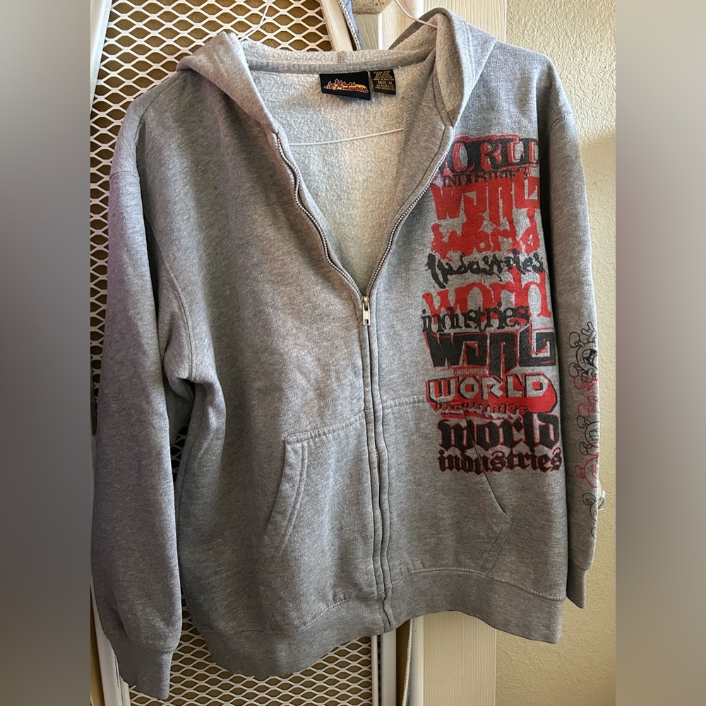 Rare Gray and Red Kids Hoodie